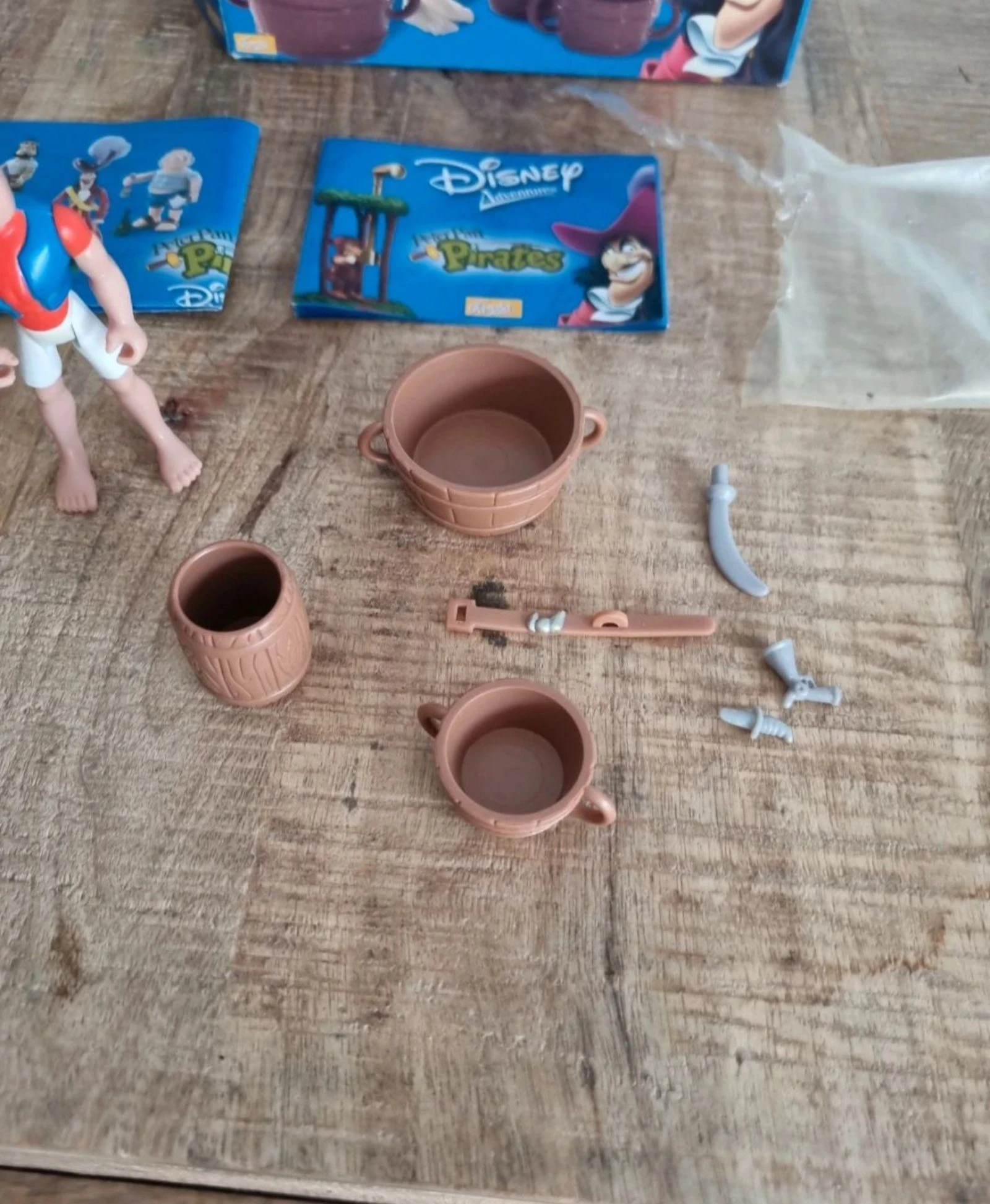 Figurinha articulada vintage - Pirata Disney Adventures Peter Pan & Pirates – photo 4
